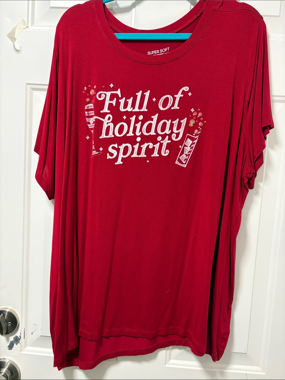 torrid Red 'Full of Holiday Spirit' Graphic Tee